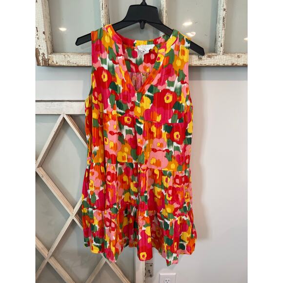 Tuckernuck Pomander Place size medium Magnolia Kenzo dress watercolor - Picture 2 of 4